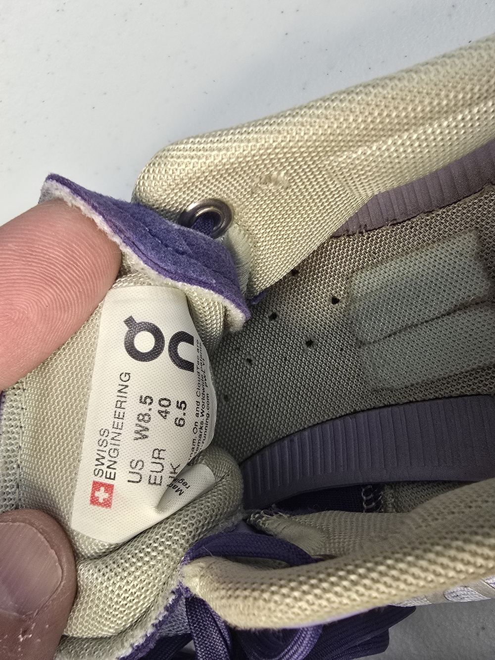 On Running Women' Purple Lace-Up Sneakers - Purple